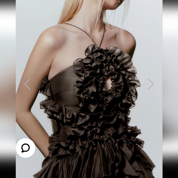 Urban Revivo Ruffle A-Line Dress - Picture 4 of 11